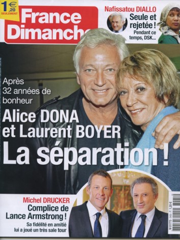 France Dimanche 25 Janvier 2013 Couverture